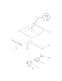 Burner parts for Kenmore Wall Oven 790.30529801 (79030529801, 790 30529801) from AppliancePartsPros.com
