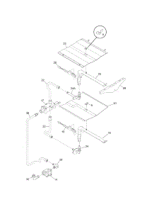 Burner parts for Kenmore Wall Oven 790.30553800 (79030553800, 790 30553800) from AppliancePartsPros.com
