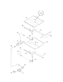 Burner parts for Kenmore Wall Oven 790.30559800 (79030559800, 790 30559800) from AppliancePartsPros.com