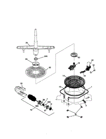 Motor / Heater / Spray Arm parts for Kenmore Dishwasher 587.14002990 (58714002990, 587 14002990) from AppliancePartsPros.com