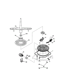 Motor / Heater / Spray Arm parts for Kenmore Dishwasher 587.14002991 (58714002991, 587 14002991) from AppliancePartsPros.com