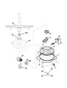 Motor & Pump parts for Kenmore Dishwasher 587.14012400 (58714012400, 587 14012400) from AppliancePartsPros.com