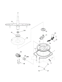 Motor & Pump parts for Kenmore Dishwasher 587.14013403 (58714013403, 587 14013403) from AppliancePartsPros.com