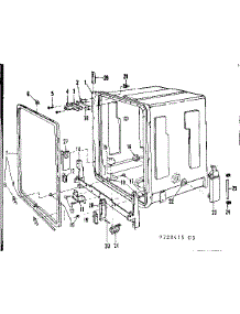 Tub Details parts for Kenmore Dishwasher 587.720415 (587720415, 587 720415) from AppliancePartsPros.com