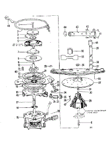 Motor, Heater & Spray Arm parts for Kenmore Dishwasher 587.720511 (587720511, 587 720511) from AppliancePartsPros.com