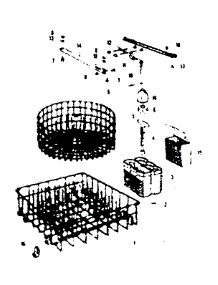 Rack Assemblies parts for Kenmore Dishwasher 587.720610 (587720610, 587 720610) from AppliancePartsPros.com