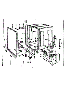 Tub Details parts for Kenmore Dishwasher 587.720611 (587720611, 587 720611) from AppliancePartsPros.com