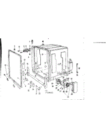 Tub Details parts for Kenmore Dishwasher 587.720615 (587720615, 587 720615) from AppliancePartsPros.com