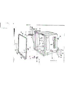 Tub Details parts for Kenmore Dishwasher 587.721105 (587721105, 587 721105) from AppliancePartsPros.com