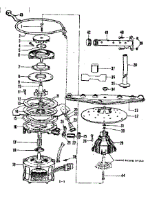 Motor, Heater, And Spray Arm Details parts for Kenmore Dishwasher 587.721400 (587721400, 587 721400) from AppliancePartsPros.com