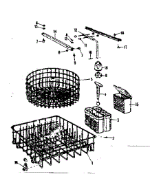 Rack Assemblies parts for Kenmore Dishwasher 587.721401 (587721401, 587 721401) from AppliancePartsPros.com