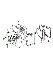 Detergent Cup Details parts for Kenmore Dishwasher 587.721500 (587721500, 587 721500) from AppliancePartsPros.com
