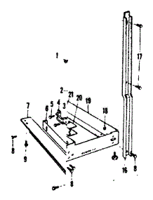 Frame Details parts for Kenmore Dishwasher 587.721500 (587721500, 587 721500) from AppliancePartsPros.com