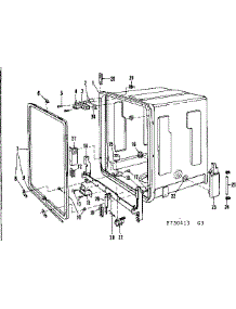 Tub Details parts for Kenmore Dishwasher 587.730415 (587730415, 587 730415) from AppliancePartsPros.com