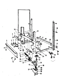 Frame Details parts for Kenmore Dishwasher 587.733202 (587733202, 587 733202) from AppliancePartsPros.com