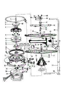 Motor, Heater, And Spray Arm Details parts for Kenmore Dishwasher 587.736312 (587736312, 587 736312) from AppliancePartsPros.com