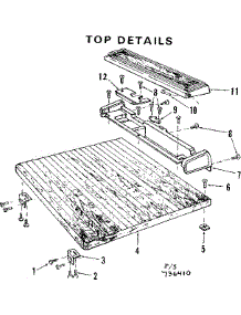 Top Details parts for Kenmore Dishwasher 587.736410 (587736410, 587 736410) from AppliancePartsPros.com