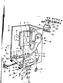 Frame Details parts for Kenmore Dishwasher 587.736510 (587736510, 587 736510) from AppliancePartsPros.com
