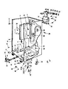 Frame parts for Kenmore Dishwasher 587.736610 (587736610, 587 736610) from AppliancePartsPros.com
