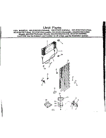 Unit Parts parts for Kenmore Refrigerator 253.8134163 (2538134163, 253 8134163) from AppliancePartsPros.com