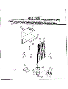 Unit Parts parts for Kenmore Refrigerator 253.8134232 (2538134232, 253 8134232) from AppliancePartsPros.com