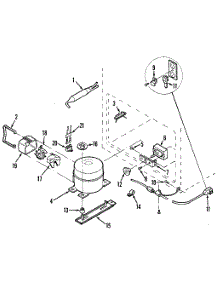 Unit parts for Kenmore Freezer 253.8183680 (2538183680, 253 8183680) from AppliancePartsPros.com