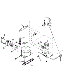 Unit parts for Kenmore Freezer 253.8190610 (2538190610, 253 8190610) from AppliancePartsPros.com