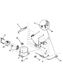 Unit parts for Kenmore Freezer 253.8191810 (2538191810, 253 8191810) from AppliancePartsPros.com