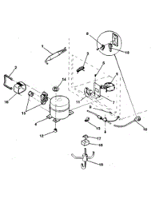 Unit parts for Kenmore Freezer 253.8195080 (2538195080, 253 8195080) from AppliancePartsPros.com