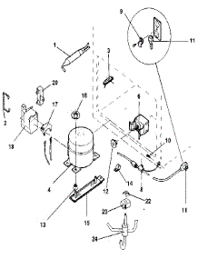 Unit parts for Kenmore Freezer 253.8195686 (2538195686, 253 8195686) from AppliancePartsPros.com