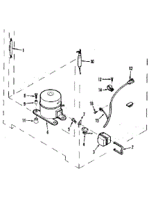 Unit parts for Kenmore Freezer 253.8290510 (2538290510, 253 8290510) from AppliancePartsPros.com