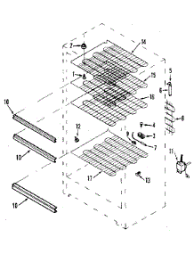 Liner parts for Kenmore Freezer 253.8290510 (2538290510, 253 8290510) from AppliancePartsPros.com