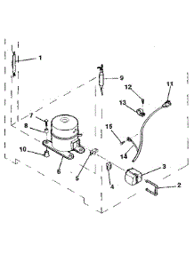 Unit parts for Kenmore Freezer 253.8290511 (2538290511, 253 8290511) from AppliancePartsPros.com