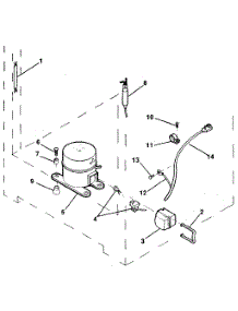 Unit parts for Kenmore Freezer 253.8291010 (2538291010, 253 8291010) from AppliancePartsPros.com