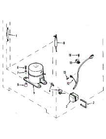 Unit parts for Kenmore Freezer 253.8292310 (2538292310, 253 8292310) from AppliancePartsPros.com