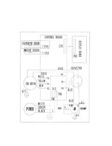 Wiring Diagram parts for Kenmore Room Air Conditioner 253.86052410 (25386052410, 253 86052410) from AppliancePartsPros.com