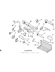 Ice Maker Installation Parts Kit No 8082 parts for Kenmore Refrigerator 253.8607571 (2538607571, 253 8607571) from AppliancePartsPros.com