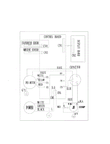 Wiring Diagram parts for Kenmore Room Air Conditioner 253.86080413 (25386080413, 253 86080413) from AppliancePartsPros.com