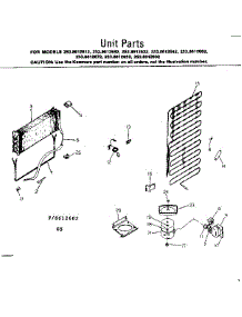 Unit Parts parts for Kenmore Refrigerator 253.8612602 (2538612602, 253 8612602) from AppliancePartsPros.com