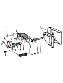 Detergent Cup Details parts for Kenmore Dishwasher 587.155702 (587155702, 587 155702) from AppliancePartsPros.com