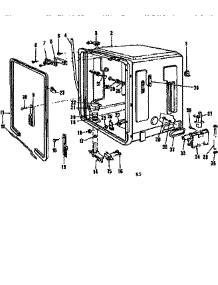 Tub Details parts for Kenmore Dishwasher 587.155800 (587155800, 587 155800) from AppliancePartsPros.com