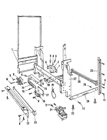 Frame Details parts for Kenmore Dishwasher 587.1558590 (5871558590, 587 1558590) from AppliancePartsPros.com