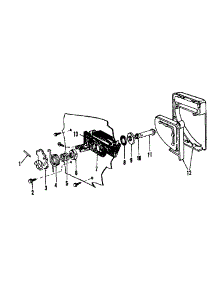 Detergent Cup Details parts for Kenmore Dishwasher 587.158303 (587158303, 587 158303) from AppliancePartsPros.com