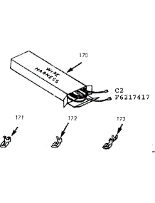 Wire Harnesses And Components parts for Kenmore Range 647.6317427 (6476317427, 647 6317427) from AppliancePartsPros.com
