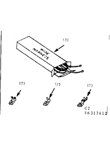Wire Harnesses And Components parts for Kenmore Range 647.6317462 (6476317462, 647 6317462) from AppliancePartsPros.com