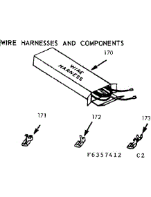Wire Harnesses And Components parts for Kenmore Range 647.6357462 (6476357462, 647 6357462) from AppliancePartsPros.com