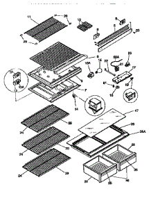 Separator And Shelves parts for Kenmore Refrigerator 253.9366481 (2539366481, 253 9366481) from AppliancePartsPros.com