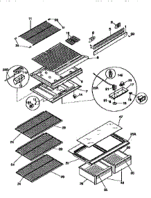 Shelves And Accessories parts for Kenmore Refrigerator 253.9366484 (2539366484, 253 9366484) from AppliancePartsPros.com