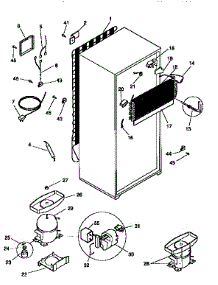 Unit Parts parts for Kenmore Refrigerator 253.9366726 (2539366726, 253 9366726) from AppliancePartsPros.com
