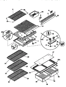 Shelves And Accessories parts for Kenmore Refrigerator 253.9366746 (2539366746, 253 9366746) from AppliancePartsPros.com